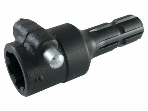 Riduzione per presa di forza con profilo esterno 1 3/8 e profilo interno 1 3/4 con pulsante Confezione da 1pz