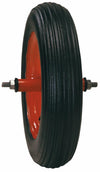 Ruota carriola in poliuretano nero