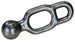 Doppio anello fermo per cerniere l=120mm confezione da 3 pezzi