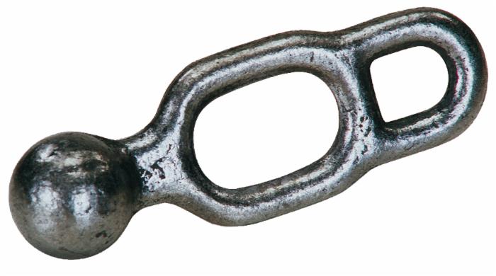 Doppio anello fermo per cerniere l=120mm confezione da 3 pezzi