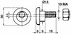 Bullone portalama adattabile Vicon 900,81160 M10 confezione da 5 pezzi