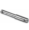 Perno doppio a saldare corpo ø 22-28mm e fori ø 12mm