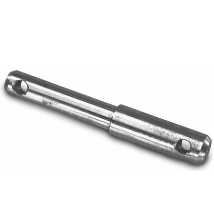 Perno doppio a saldare corpo ø 22-28mm e fori ø 12mm