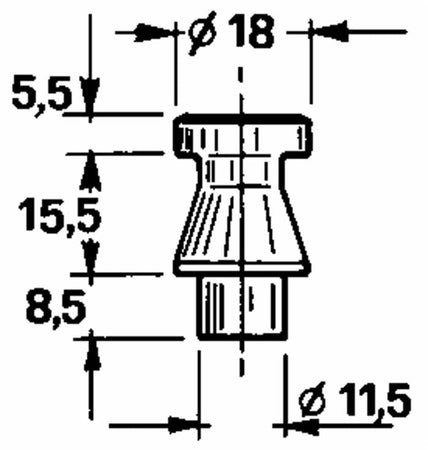 Perno anteriore adattabile Fahr e Morra confezione da 5 pezzi