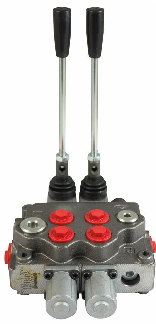 Distributore Walvoil SD5 con 2 leve a semplice effetto e doppio effetto - 40L