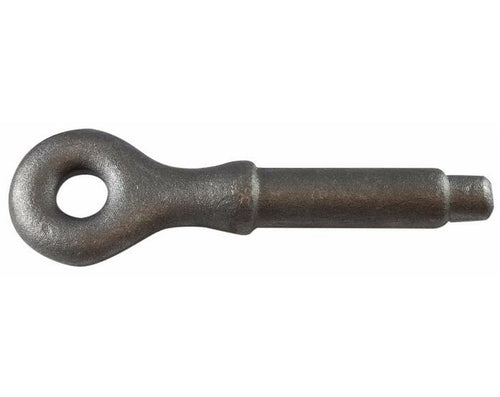 Occhione di aggancio per timoni di rimorchi in metallo grezzo Ø esterno 84mm Ø foro interno 30mm