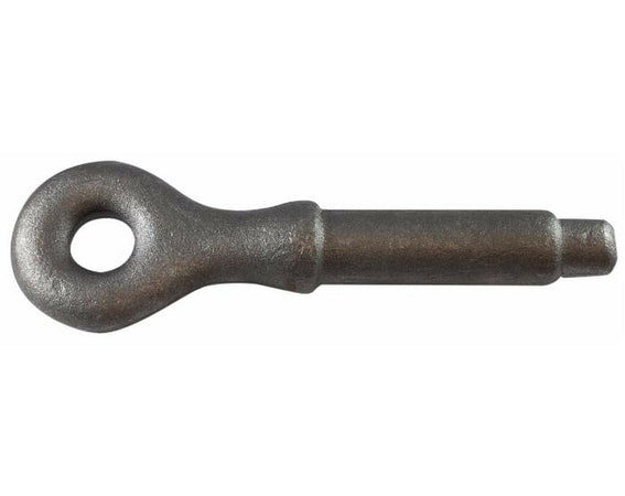 Occhione di aggancio per timoni di rimorchi in metallo grezzo Ø esterno 84mm Ø foro interno 30mm