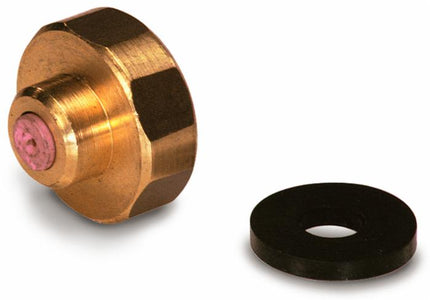 Testata in ottone completa con ugello in ceramica confezione da 2 pezzi