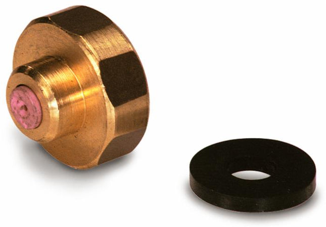 Testata in ottone completa con ugello in ceramica confezione da 2 pezzi