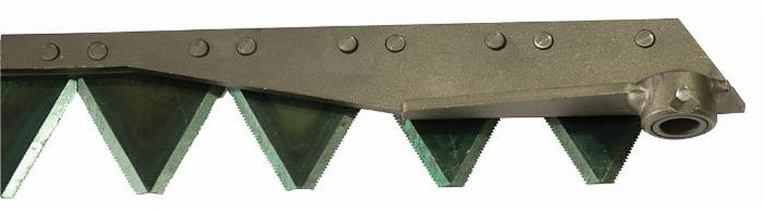 Lama 24 sezioni rigate per motofalciatrice adattabile Gaspardo FB 940 1,75m