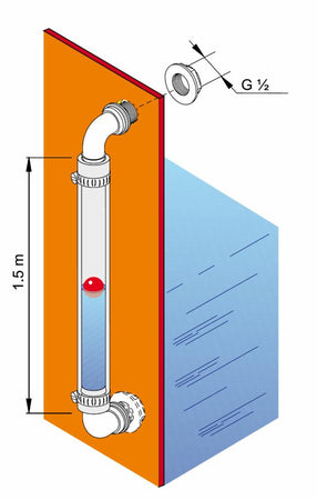 Kit indicatore di livello per cisterne e serbatoi
