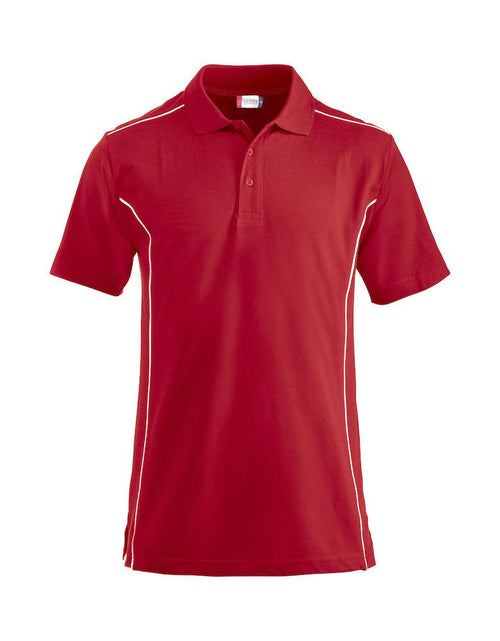 Polo Conway Rosso Polo Uomo con Profili