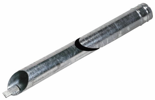 Tubo di aspirazione zincato Ama con portagomma lunghezza 2m e ø 150mm