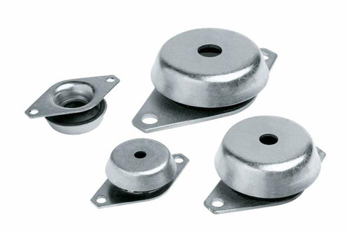 Supporto antivibrante a campana 48x23mm con foro Ø 8mm