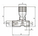 Regolatore di flusso bidirezionale da 1/2 in ottone