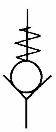 Valvola unidirezionale da 3/8"