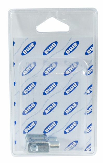 Forcella con foro filettato 8ma,blister da 2 pezzi