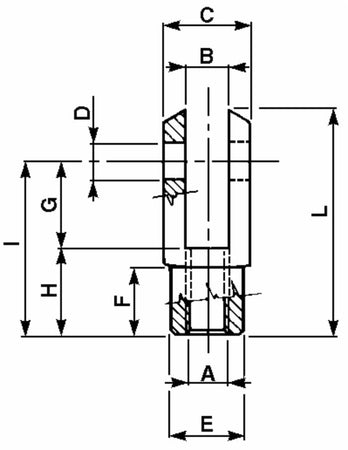 Forcella M16 senza perno