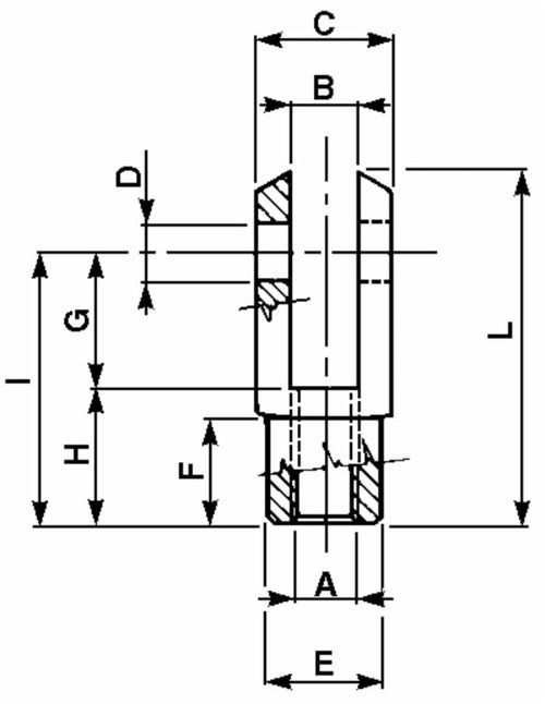 Forcella M16 senza perno