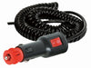 Cavo spiralato con spina accendisigari on/off 3,5m