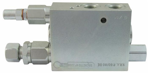 Valvola ribaltamento aratro doppio effetto 60/80
