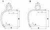 Molla sinistra per coltivatore 20x20mm