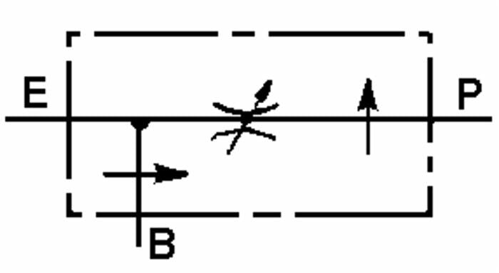 Valvola prioritaria regolabile da 1/2"