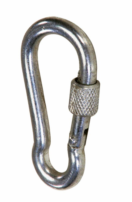 Moschettone con ghiera filo ø 8mm confezione da 10 pezzi