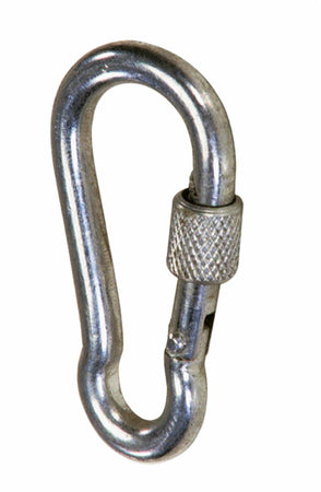 Moschettone con ghiera filo ø 8mm confezione da 10 pezzi