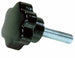 Volantino a 6 lobi Ø 70mm con perno filetto M12x20mm