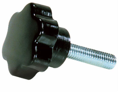 Volantino a 6 lobi Ø 50mm con perno e filetto M12x40mm confezione da 5 pezzi