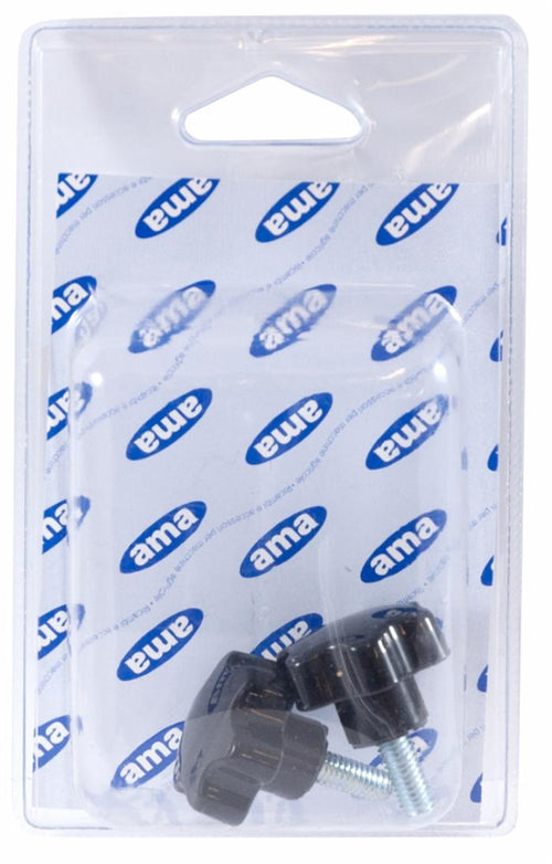 Volantino 6 lobi maschio Ø 50mm filetto M12