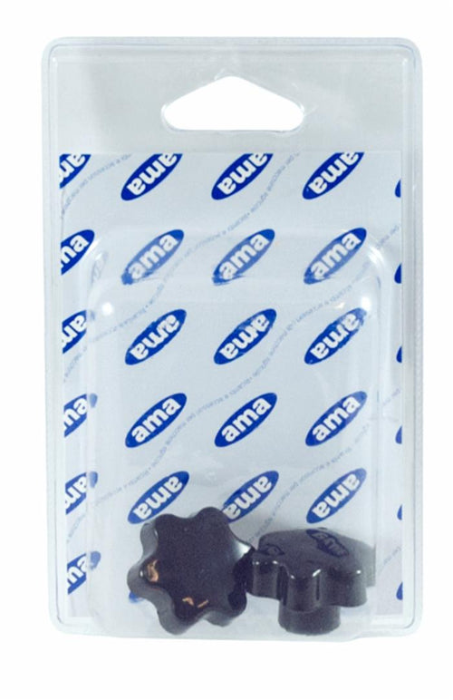 Volantino 6 lobi femmina Ø 50mm filetto M8