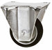 Ruota gommata 100x30mm supporto fisso