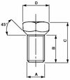 Colonnetta ruote M18x1,5 adattabile Same 2,0399,018,2