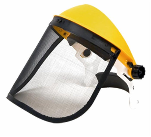 Visiera professionale protettiva dimensioni 30x20cm con fermatesta regolabile certificata CE confezione da 5 pezzi