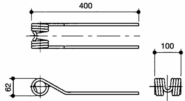 Dente girello adattabile Fontanesi filo 9
