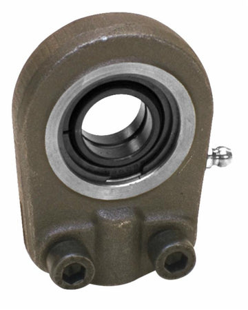 Terminale a snodo per terzo punto sferico Ø 25mm con viti di fissaggio