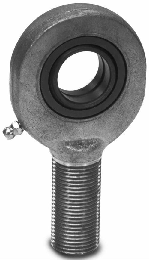 Terminale a snodo maschio per terzo punto Ø 16mm con accoppiamento acciaio su bronzo