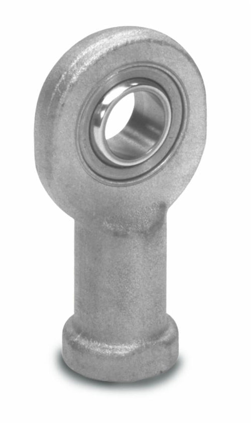 Terminale a snodo femmina per terzo punto Ø 16mm con accoppiamento acciaio su PTFE