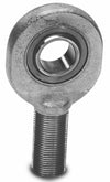 Terminale a snodo maschio per terzo punto Ø 10mm con accoppiamento acciaio su PTFE