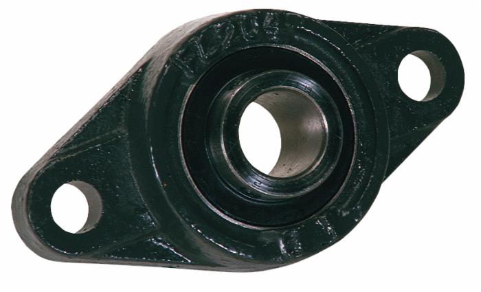 Supporto a flangia con due fori UCFL 212 con cuscinetto Ø 60mm