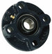 Supporto a flangia tonda autoallineante UCFC 206 con cuscinetto Ø 30mm