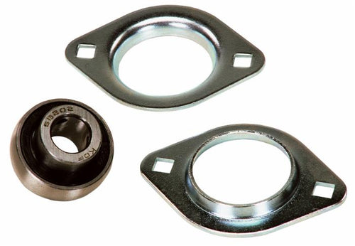 Supporto Flangia 2 Fori SBPFL 203 Ø Cuscinetto 17mm confezione da 2 pezzi