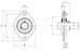Supporto Flangia 2 Fori SBPFL 204 Ø Cuscinetto 20mm