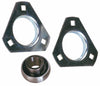 Supporto a flangia triangolare in lamiera stampata SBPFT 206 con cuscinetto Ø 30mm