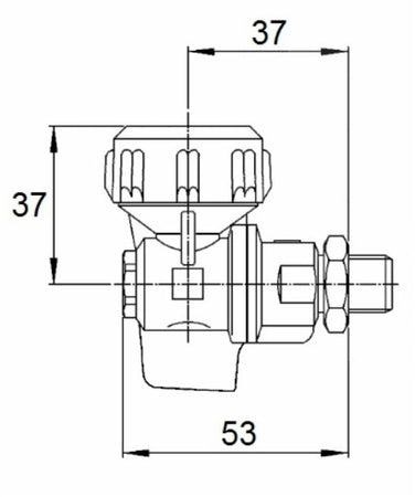 Getto atomizzatore Braglia M77 con ugello 40bar