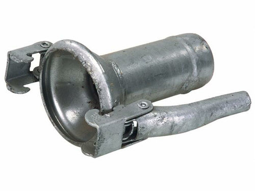 Controsfera zincata con tronchetto tipo Ferrari Ø 80 Confezione da 1pz