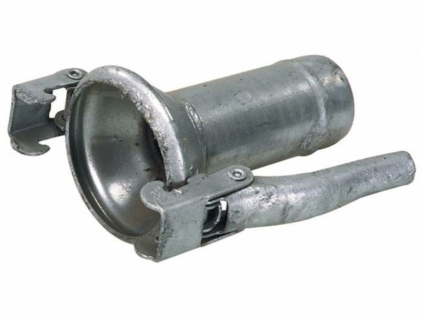 Controsfera zincata con tronchetto tipo Ferrari Ø 80 Confezione da 1pz