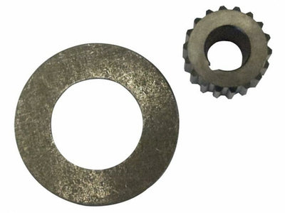 Semigiunto scanalato 18 denti per pompa gruppo 2 chiavetta 4mm Confezione da 1pz